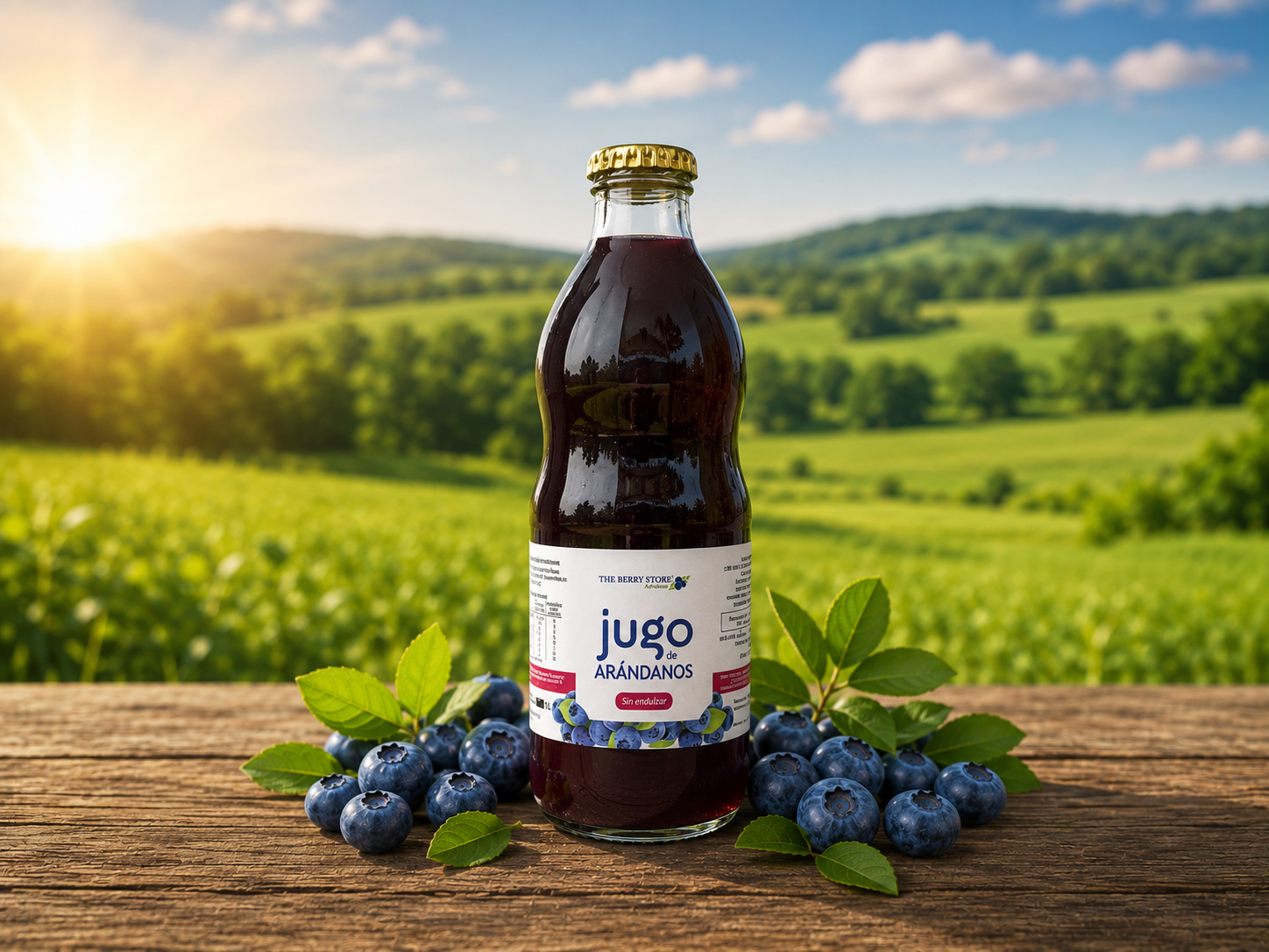 Jugo de arándanos